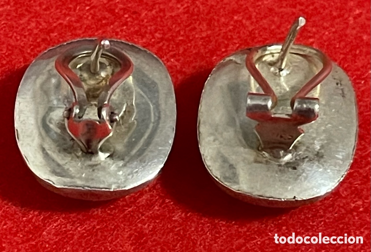 Joyeria: Hermosa pareja de pendientes en plata de ley. - Foto 4