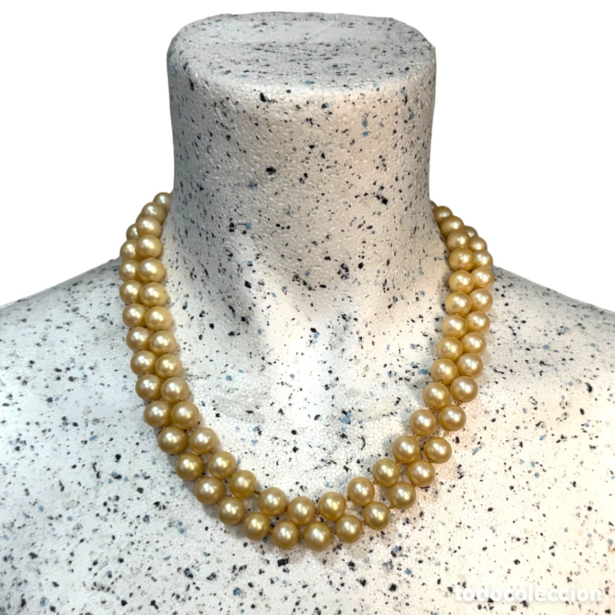 Joyeria: Collar con cierre de plata de perlas Majorica vintage - Foto 8