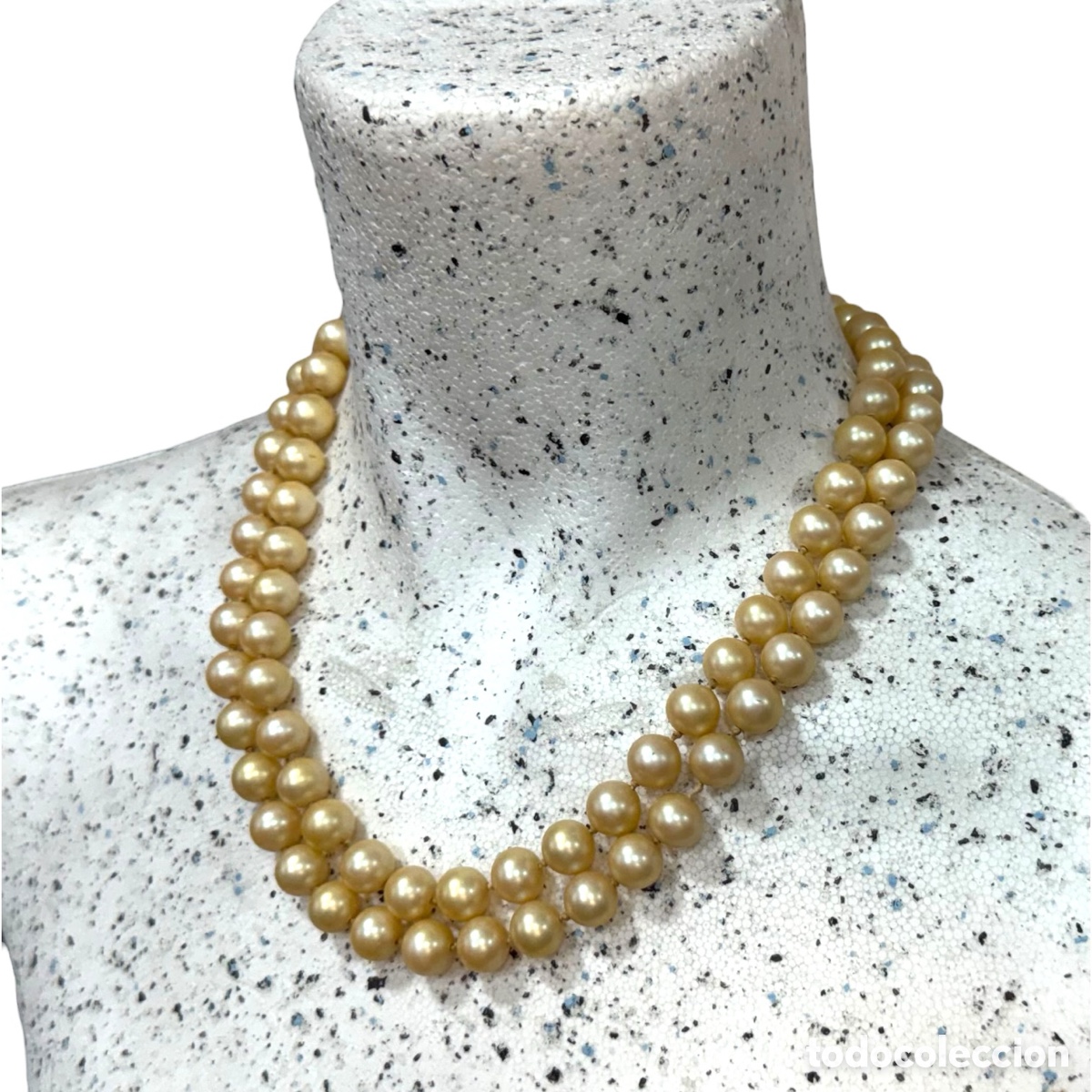 Joyeria: Collar con cierre de plata de perlas Majorica vintage - Foto 10