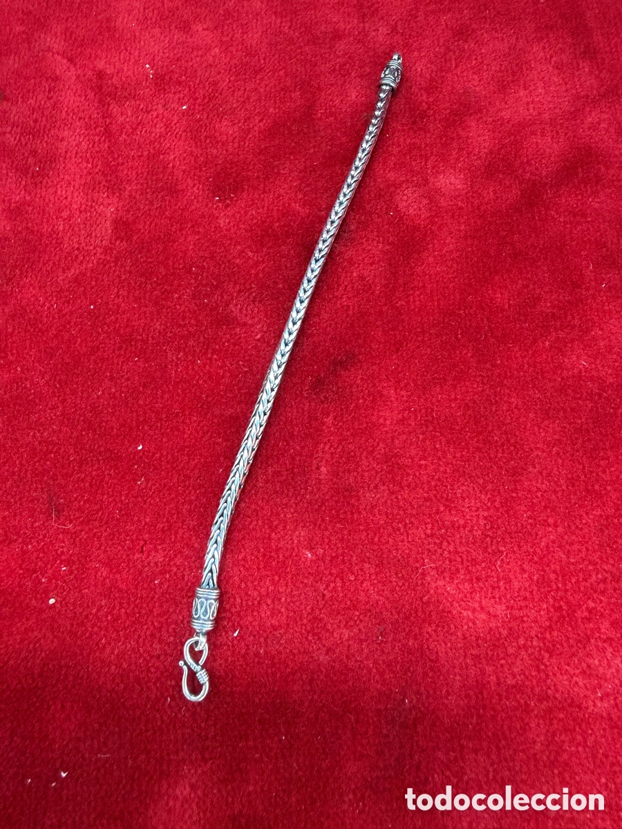 Joyeria: Preciosa pulsera,cordon serpiente,contraste 925 - Foto 2
