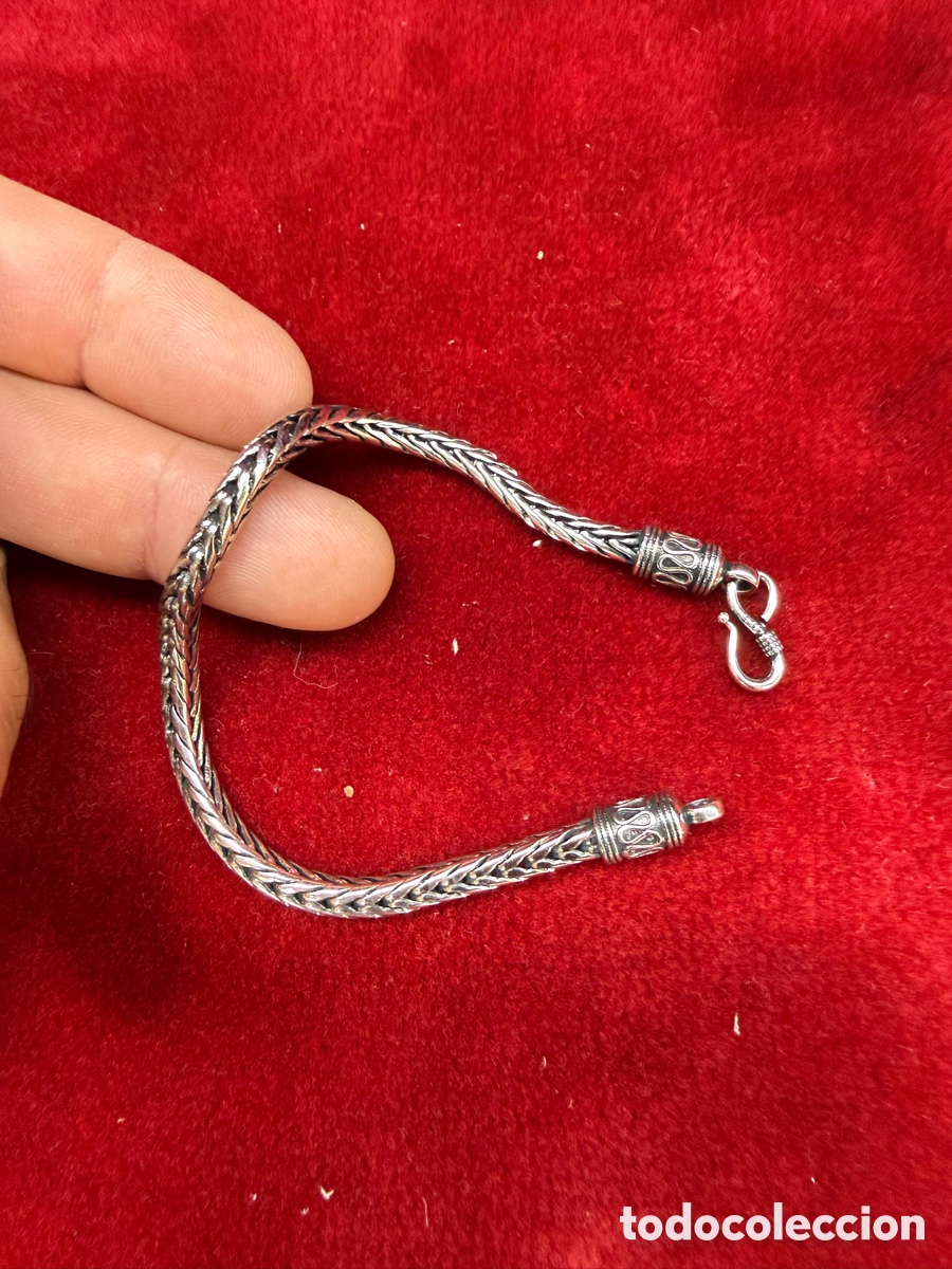 Joyeria: Preciosa pulsera,cordon serpiente,contraste 925 - Foto 9