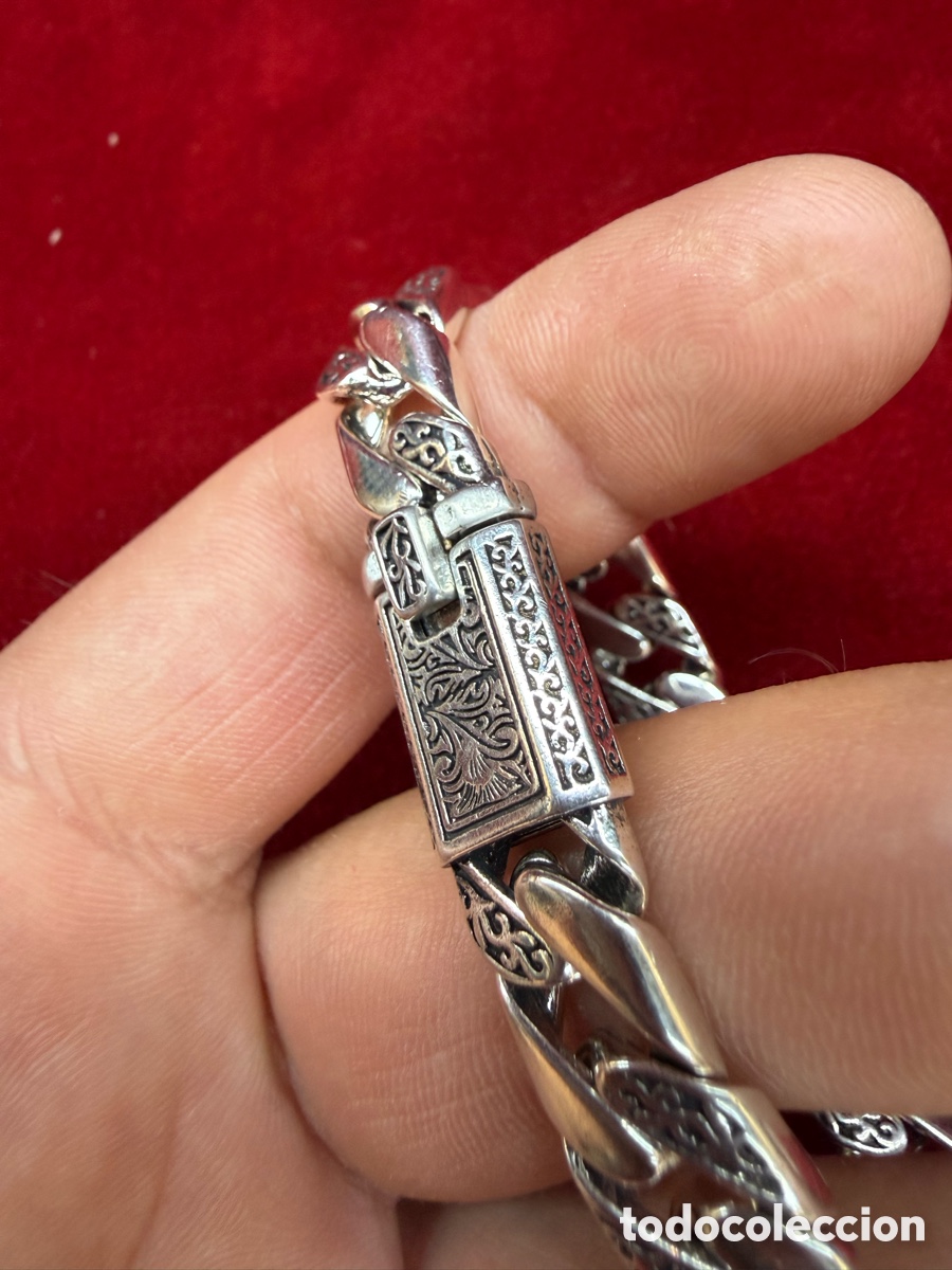 Joyeria: Espectacular pulsera de hombre,contraste 925! - Foto 3
