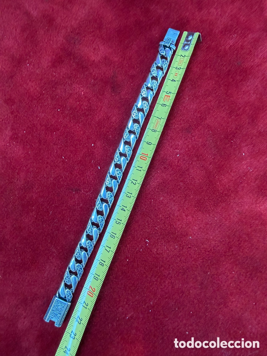 Joyeria: Espectacular pulsera de hombre,contraste 925! - Foto 6