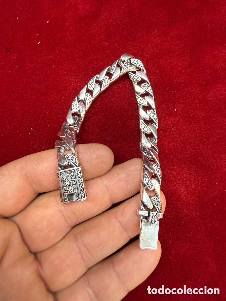 Joyeria: Espectacular pulsera de hombre,contraste 925! - Foto 11