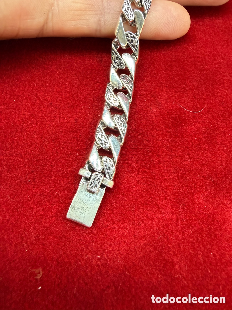 Joyeria: Espectacular pulsera de hombre,contraste 925! - Foto 18