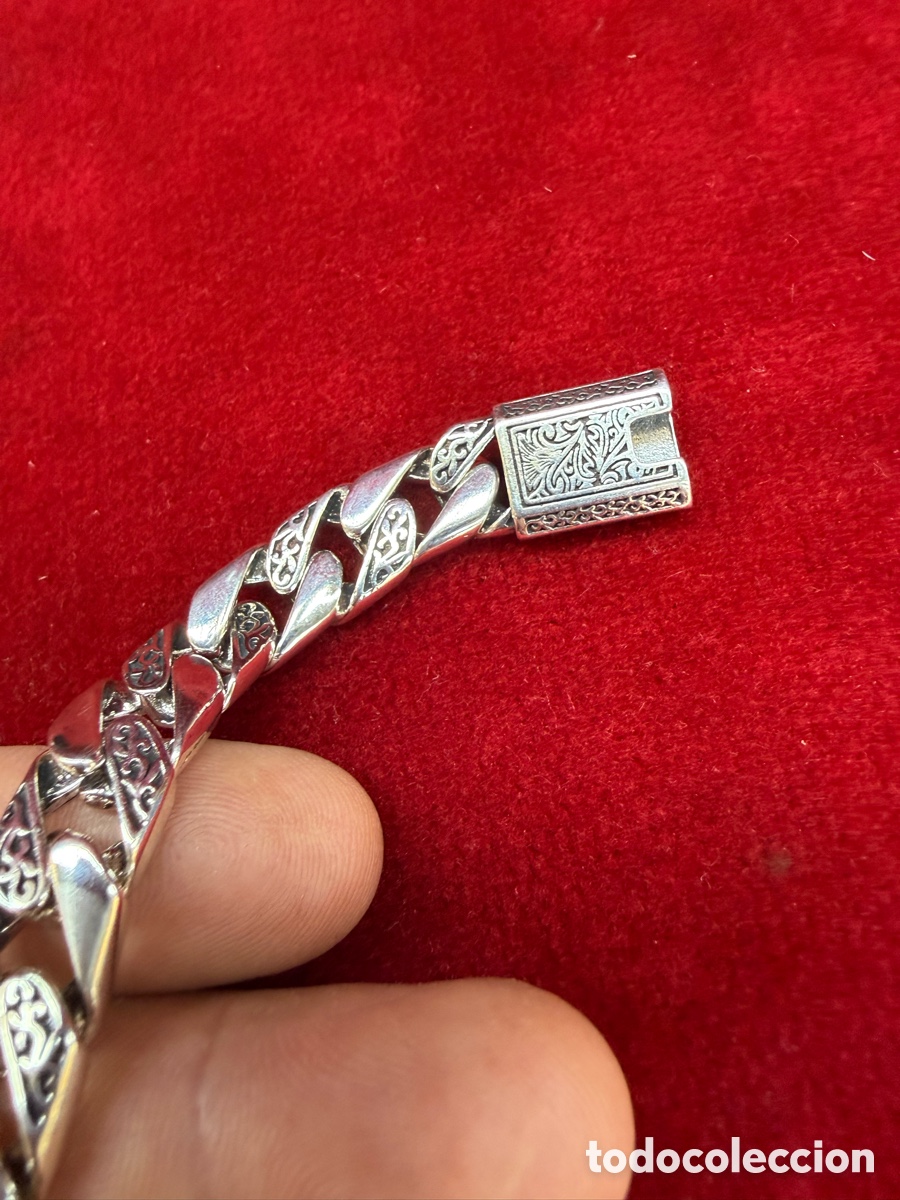 Joyeria: Espectacular pulsera de hombre,contraste 925! - Foto 19