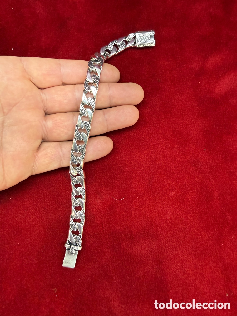 Joyeria: Espectacular pulsera de hombre,contraste 925! - Foto 20