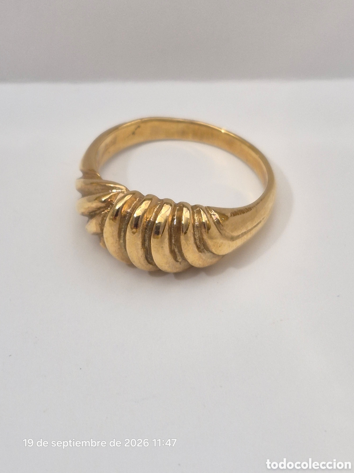 Joyeria: PRECIOSO ANILLO DE PLATA Y ORO. REF S1 C ANTIK 100926