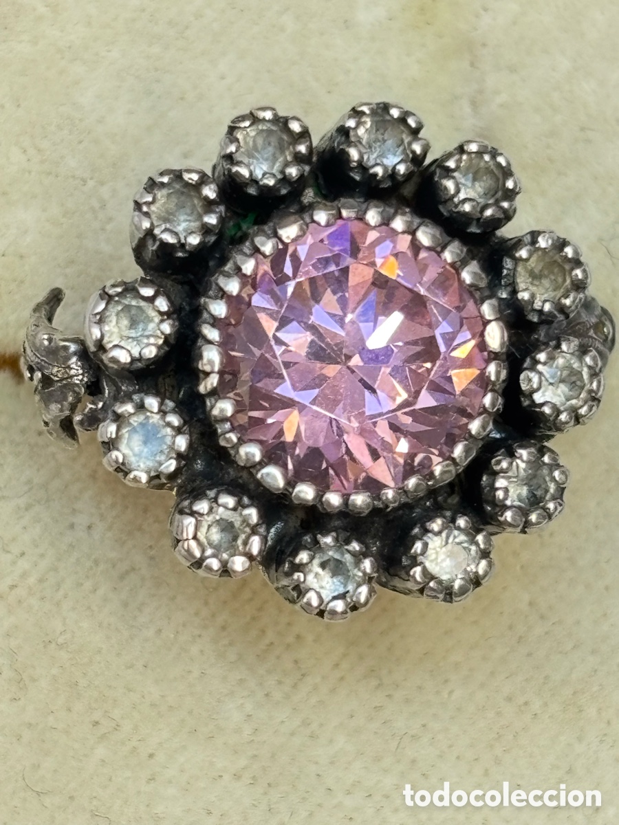 Joyeria: Anillo de oro 18K plata rosa Francia - Foto 4