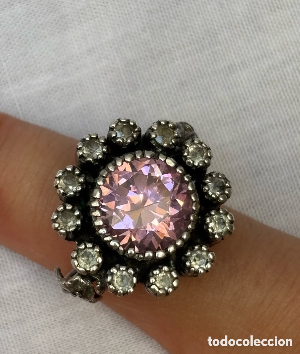 Joyeria: Anillo de oro 18K plata rosa Francia - Foto 5