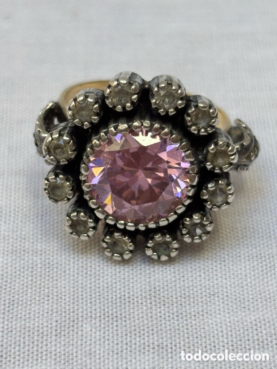 Joyeria: Anillo de oro 18K plata rosa Francia - Foto 6