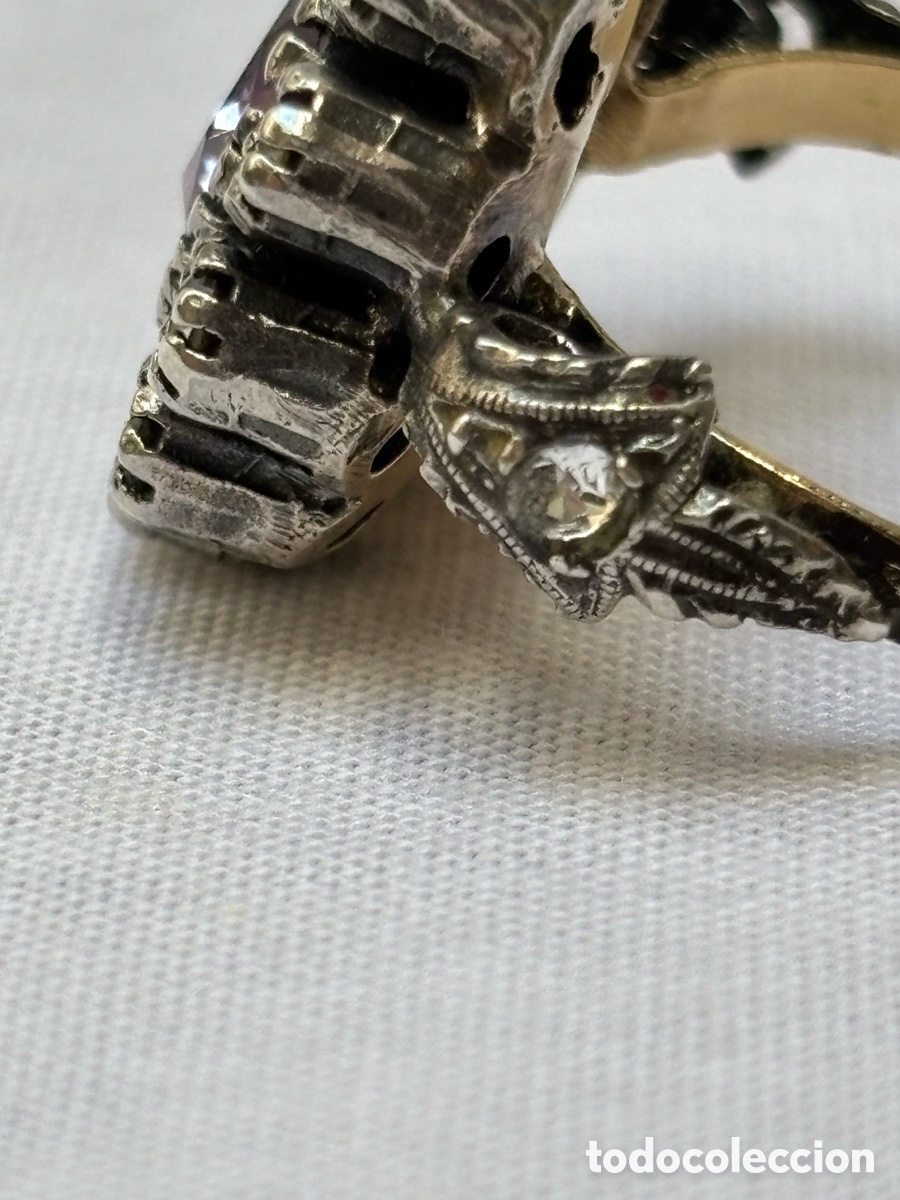 Joyeria: Anillo de oro 18K plata rosa Francia - Foto 9