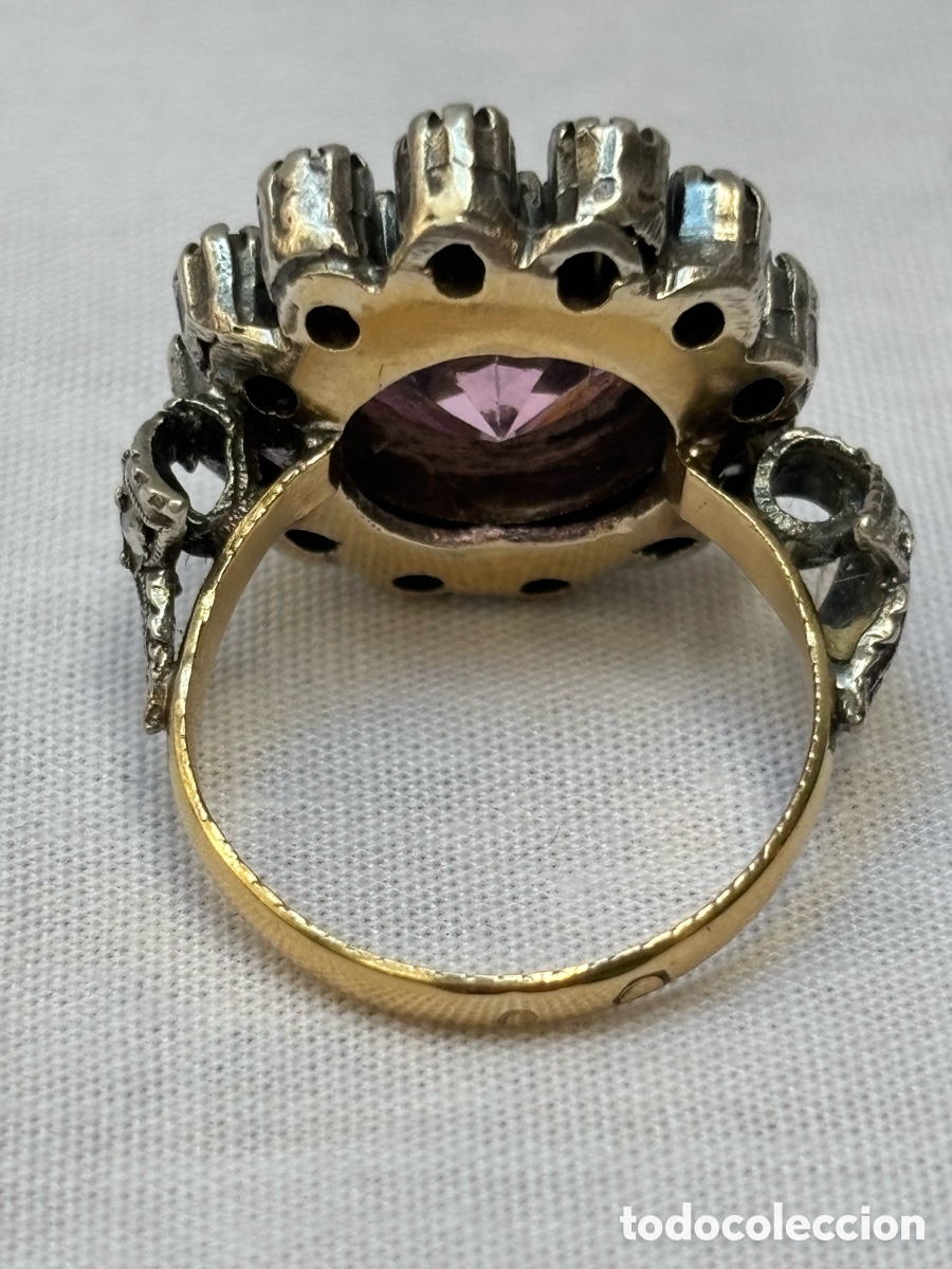 Joyeria: Anillo de oro 18K plata rosa Francia - Foto 12