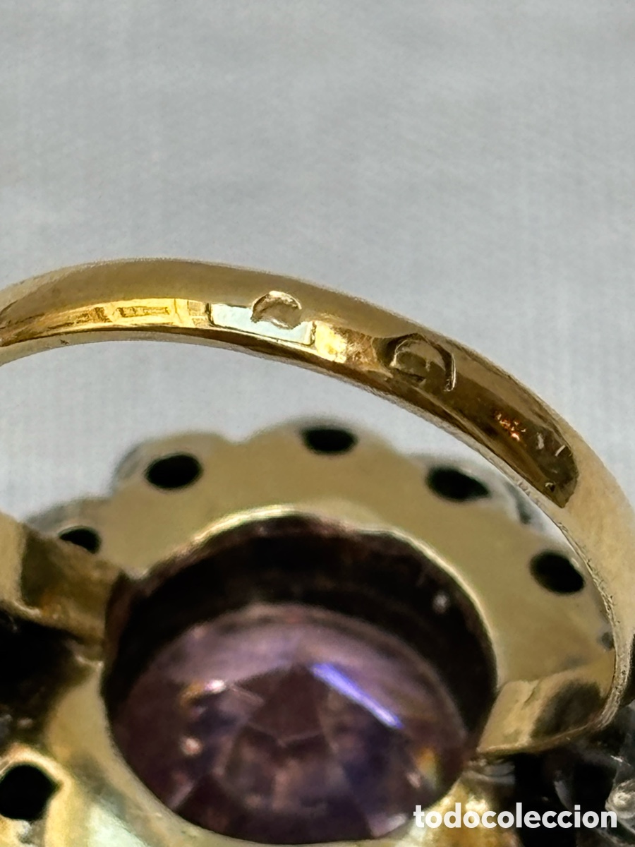 Joyeria: Anillo de oro 18K plata rosa Francia - Foto 13