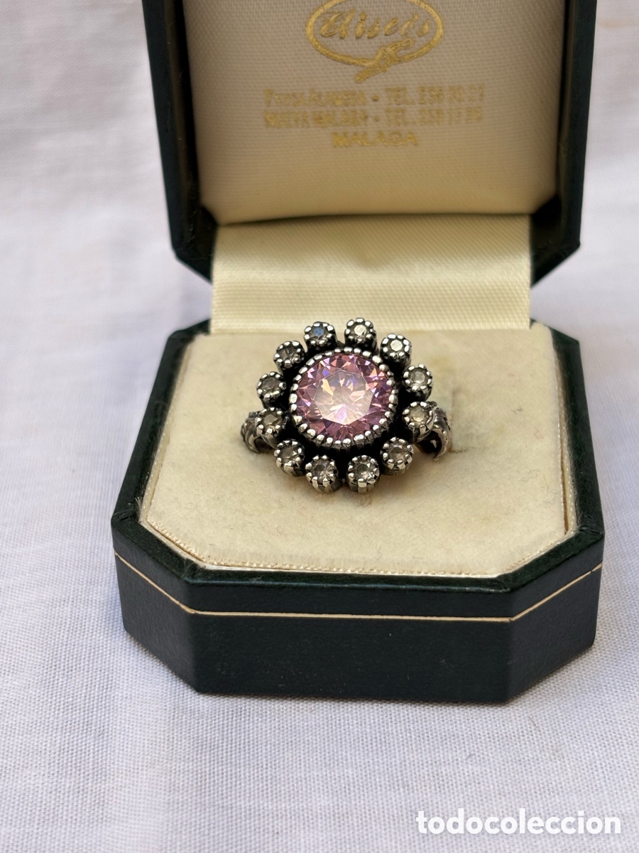 Joyeria: Anillo de oro 18K plata rosa Francia