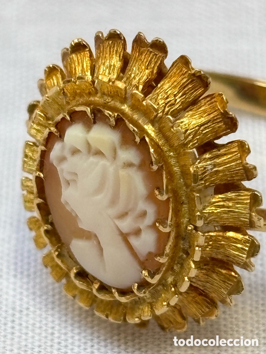 Joyeria: Conjunto de pendientes y anillo de oro de 18K - Foto 11