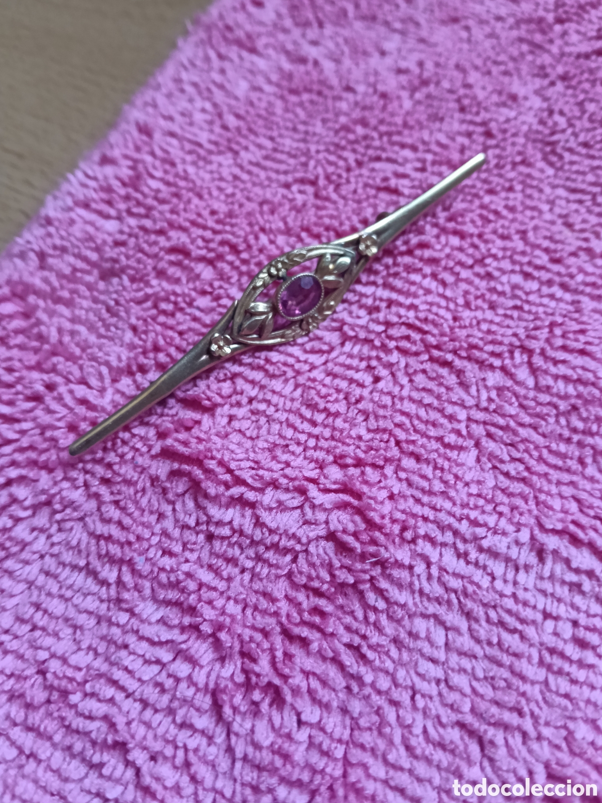 Joyeria: ALFILER / Broche de solapa antiguo ORIA