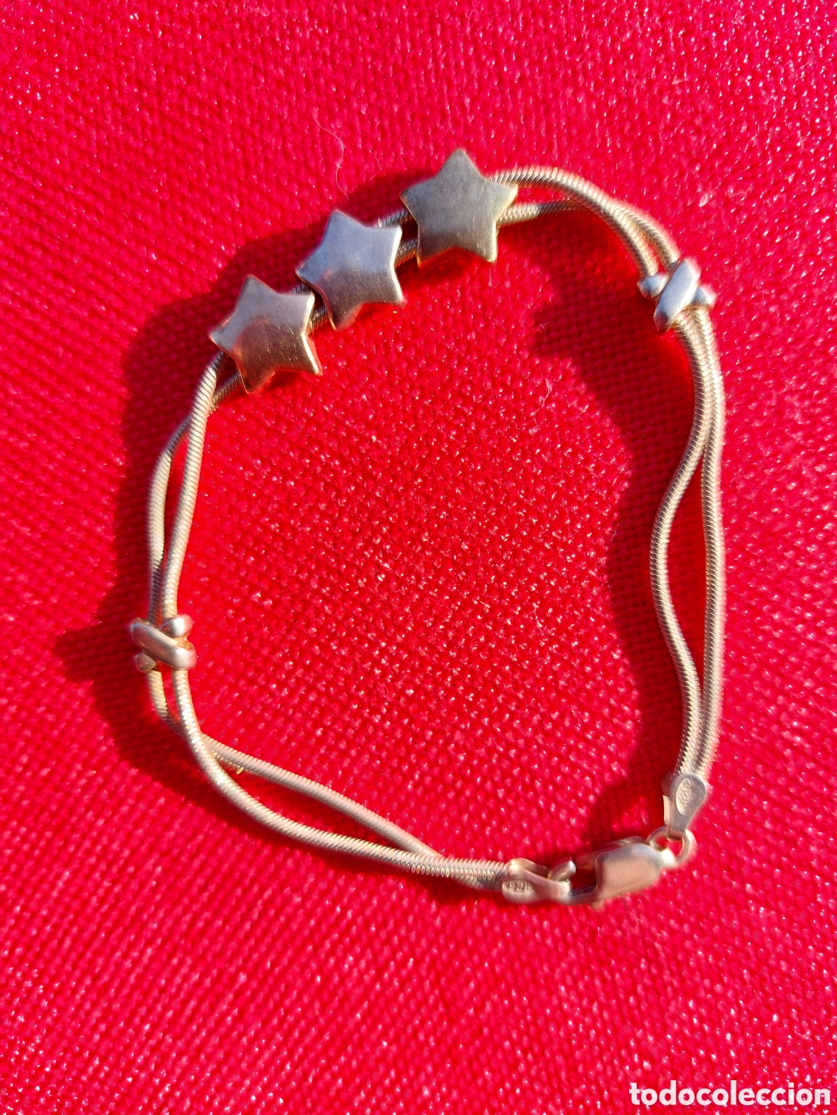 Joyeria: Pulsera con estrellas plata 925