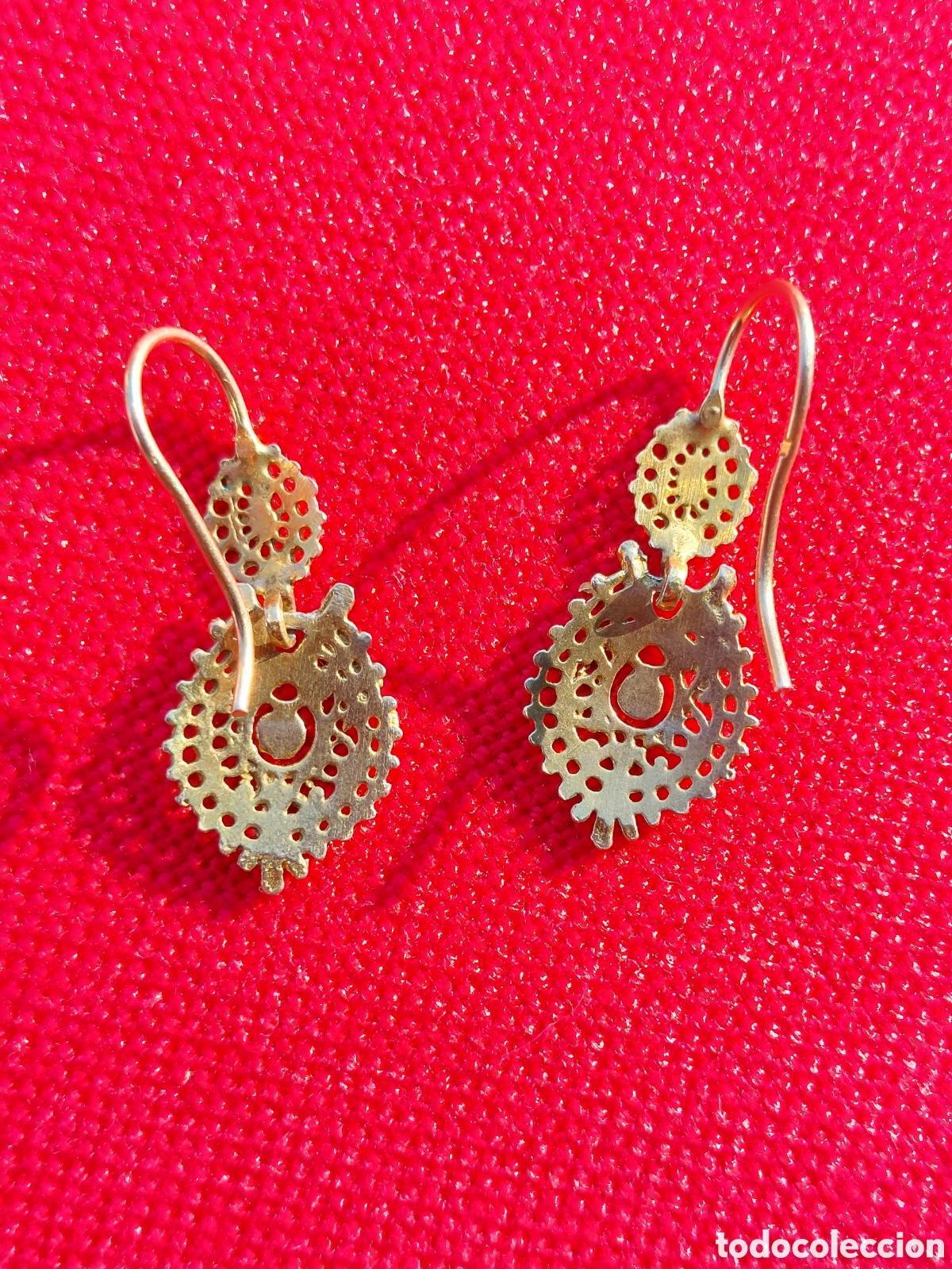 Joyeria: Pendiente filigrana de plata - Foto 2