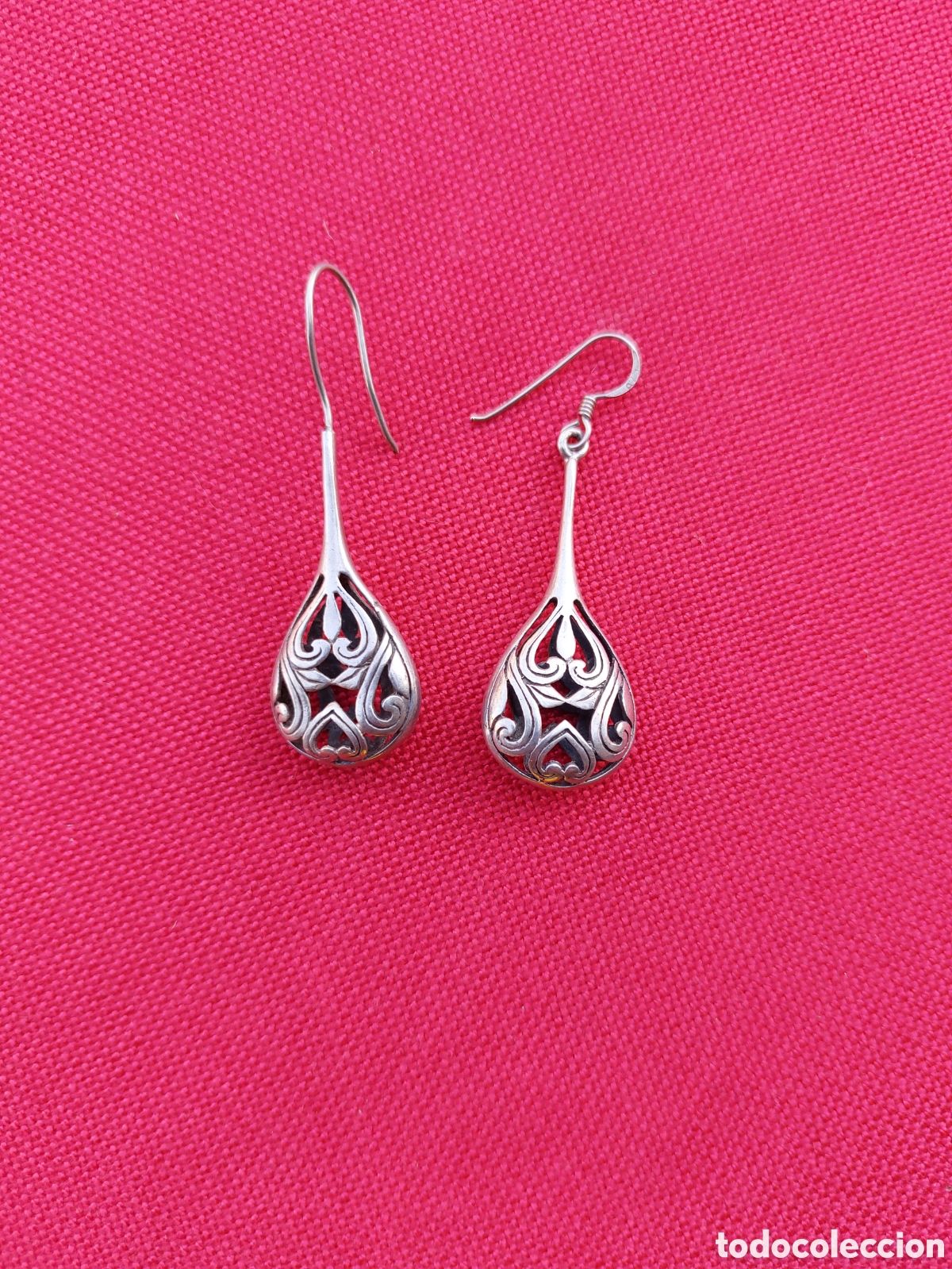 Joyeria: Pendientes de plata vintage - Foto 2