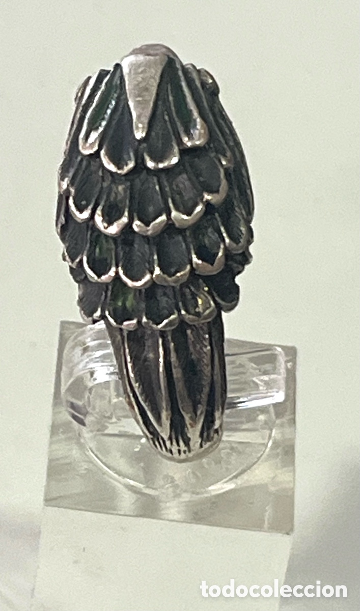 Joyeria: ANILLO DE PLATA ART DEC&Oacute; - CABEZA DE AGUILA - Foto 3