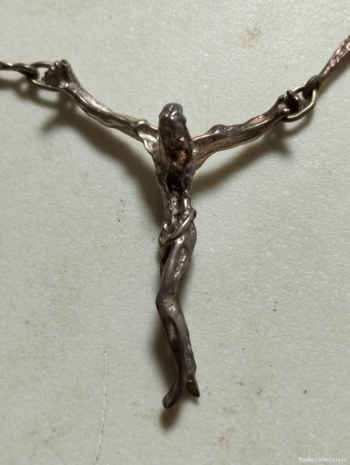 Joyeria: COLGANTE CRISTO DE DALI CON COLLAR IMITANDO CLAVOS - Foto 2