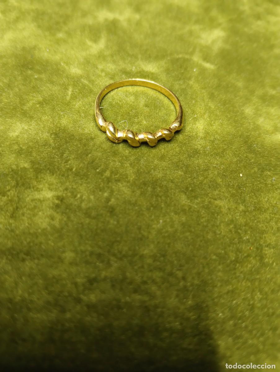 Joyeria: PRECIOSO A&Ntilde;ILLO DE PLATA 925 CON BA&Ntilde;O DE ORO 18 K Y PIEDRAS SEMIPRECIOSAS - ORO VERMEIL