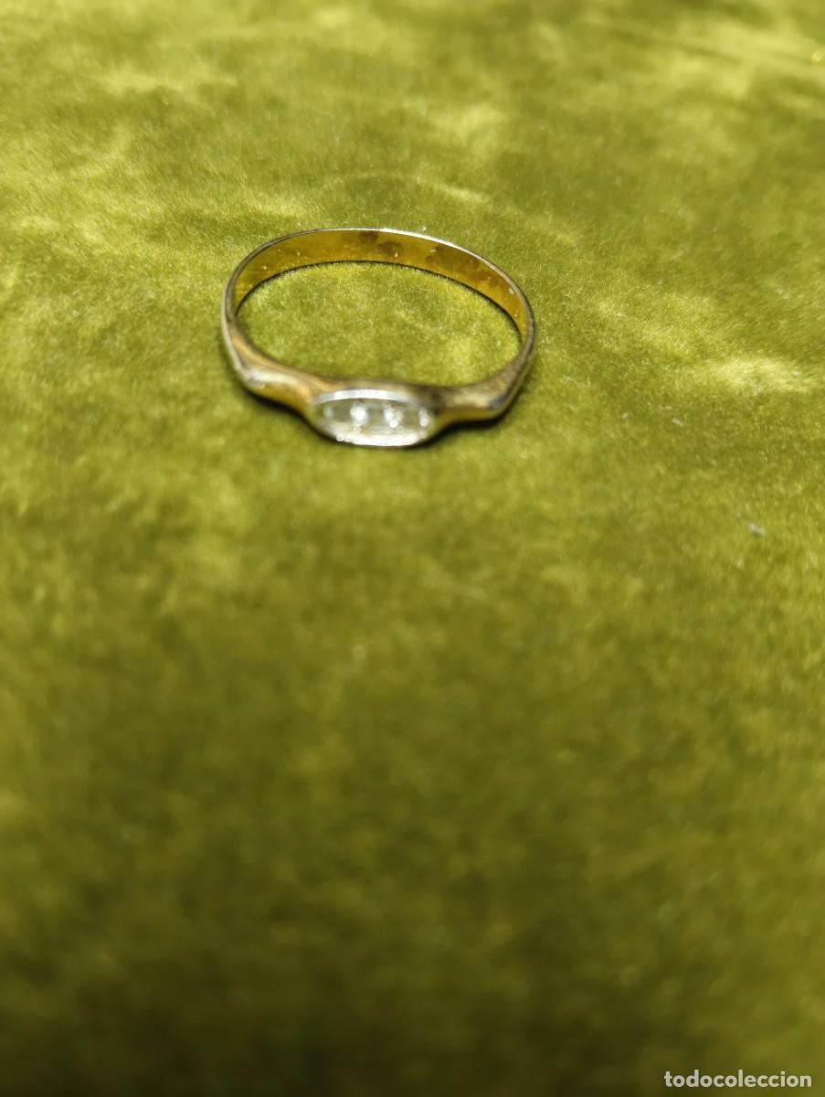 Joyeria: PRECIOSO A&Ntilde;ILLO DE PLATA 925 CON BA&Ntilde;O DE ORO 18 K Y PIEDRAS SEMIPRECIOSAS - ORO VERMEIL