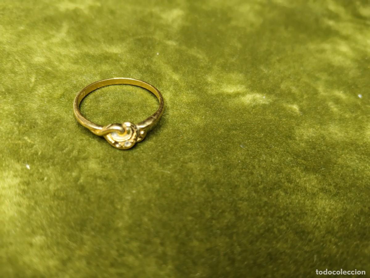 Joyeria: PRECIOSO A&Ntilde;ILLO DE PLATA 925 CON BA&Ntilde;O DE ORO 18 K Y PIEDRAS SEMIPRECIOSAS - ORO VERMEIL