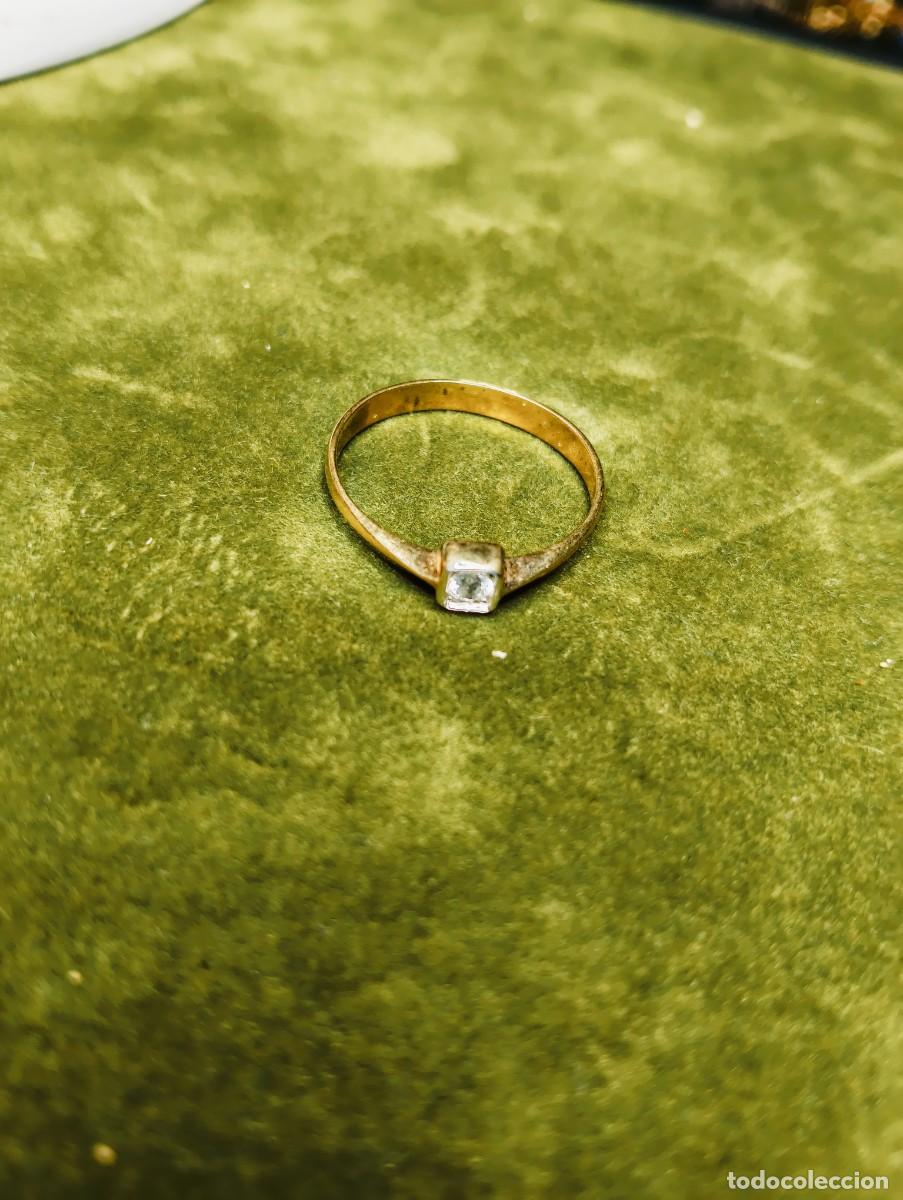 Joyeria: PRECIOSO A&Ntilde;ILLO DE PLATA 925 CON BA&Ntilde;O DE ORO 18 K Y PIEDRAS SEMIPRECIOSAS - ORO VERMEIL