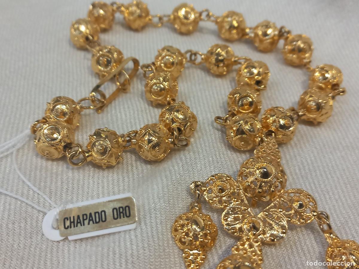 Joyeria: COLLAR &uml;CHARRO con VENERA&uml; filigrana dorada (35cm) - Foto 8