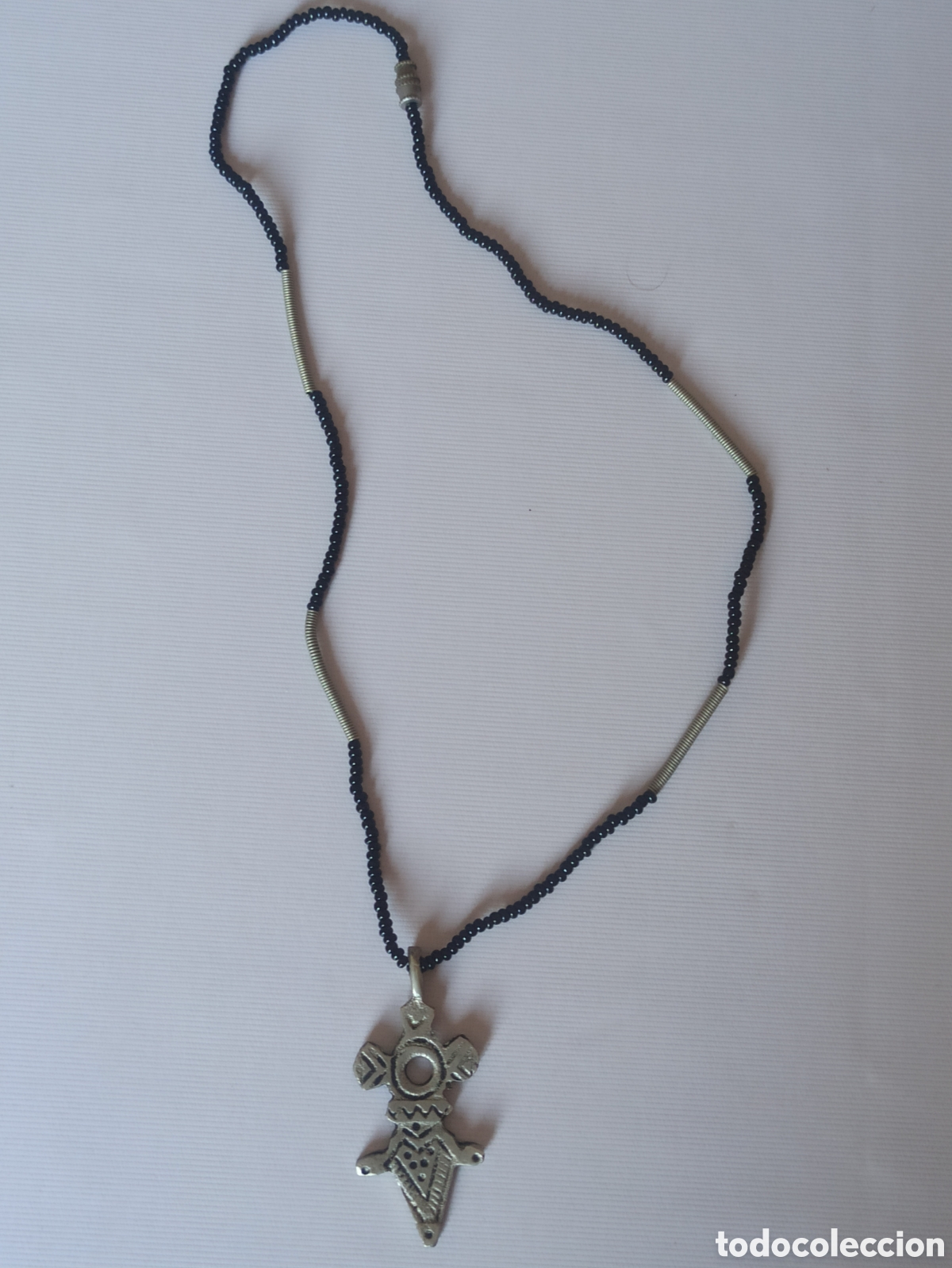 Joyeria: Collar tuareg cruz alpaca - Foto 3
