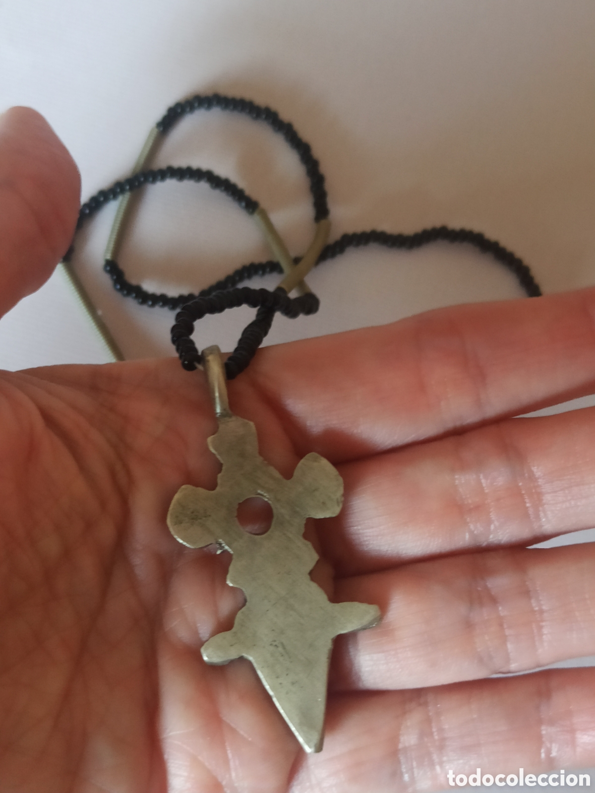 Joyeria: Collar tuareg cruz alpaca - Foto 4