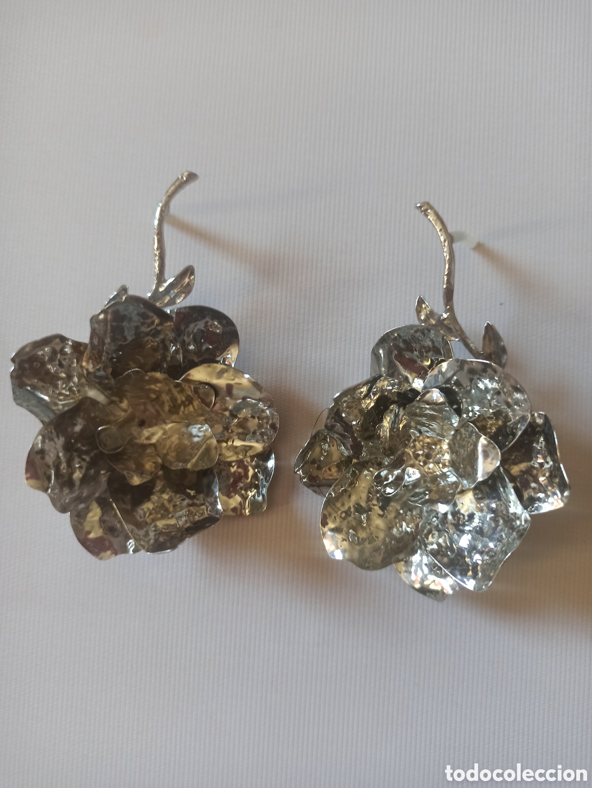 Joyeria: Pendientes maxi plateados Zara