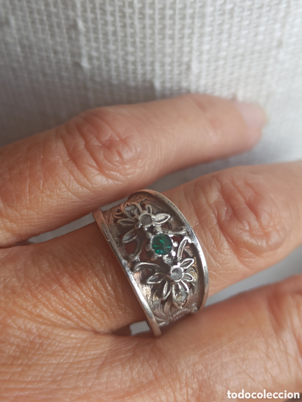 Joyeria: Anillo plata isabelino antiguo - Foto 1