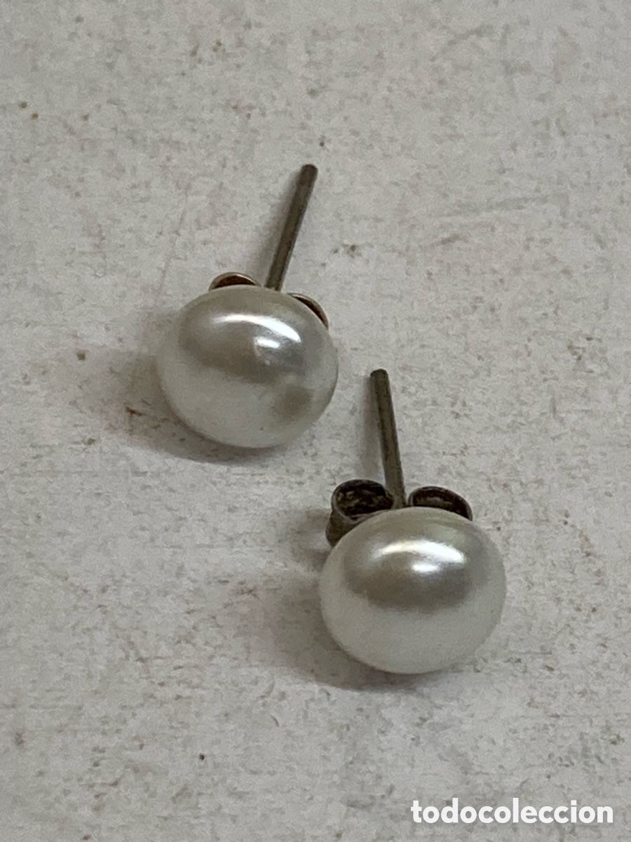 Joyeria: Pendientes de plata perla P530 - Foto 1