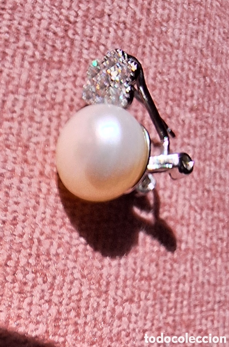 Joyeria: Pendientes de plata con perla - Foto 3