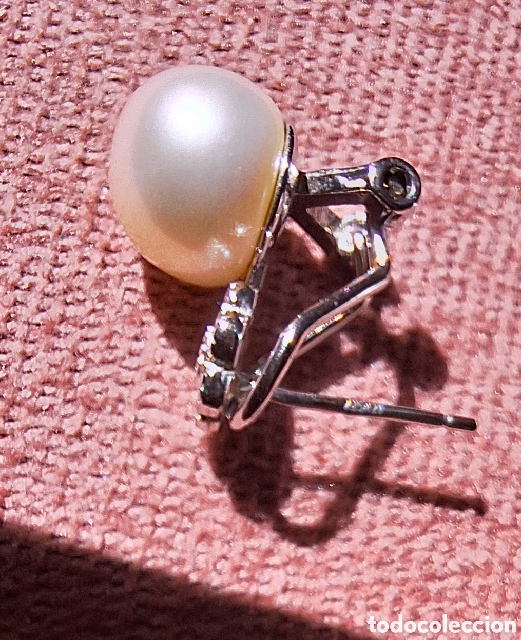 Joyeria: Pendientes de plata con perla - Foto 4