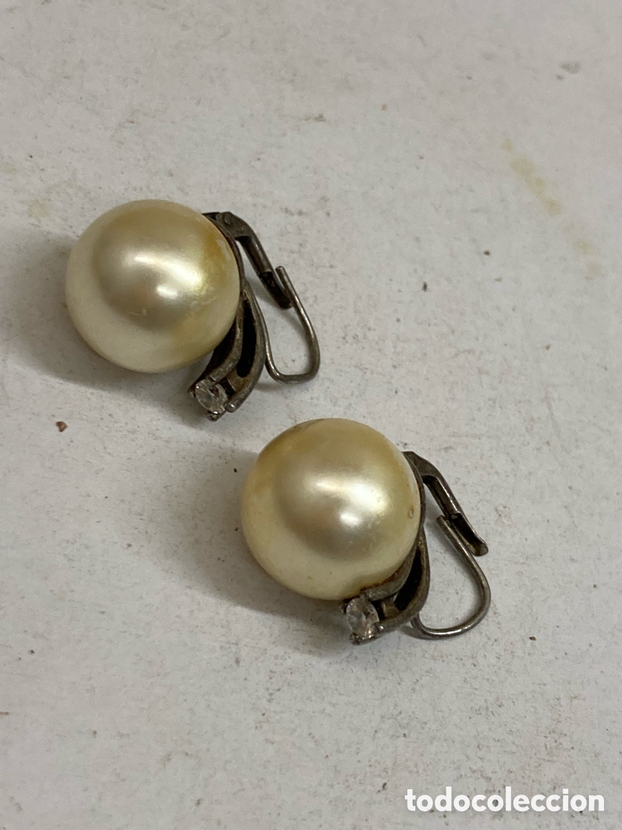 Joyeria: Pendientes de plata y perlas P530