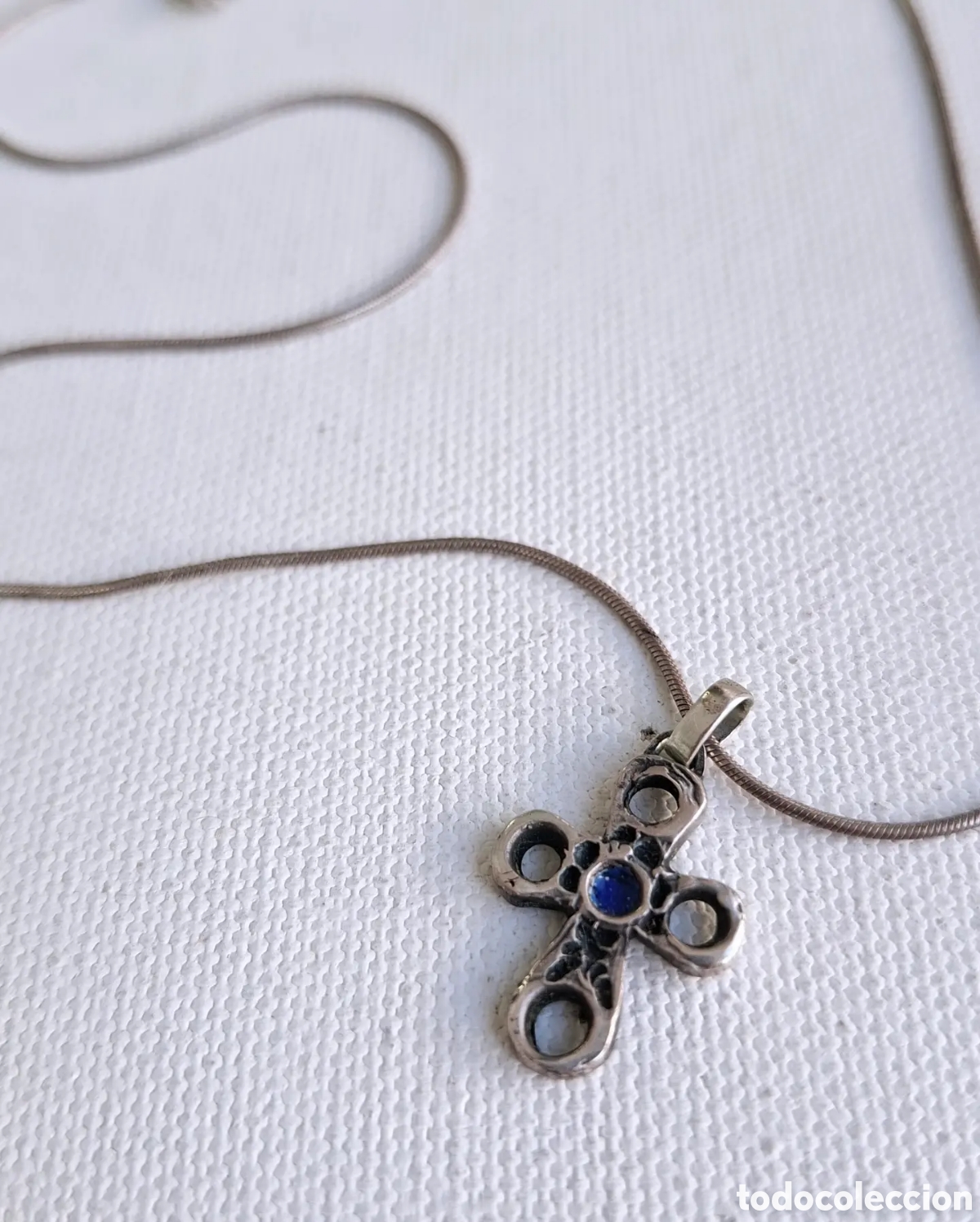 Joyeria: Cruz y Cadena Plata 925 Italia
