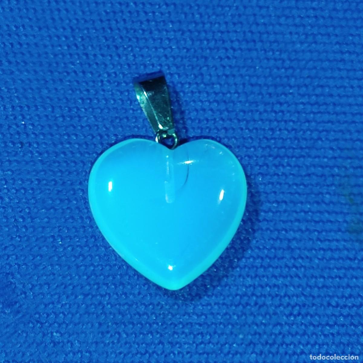 Joyeria: Colgante corazon de Opalita - Foto 3