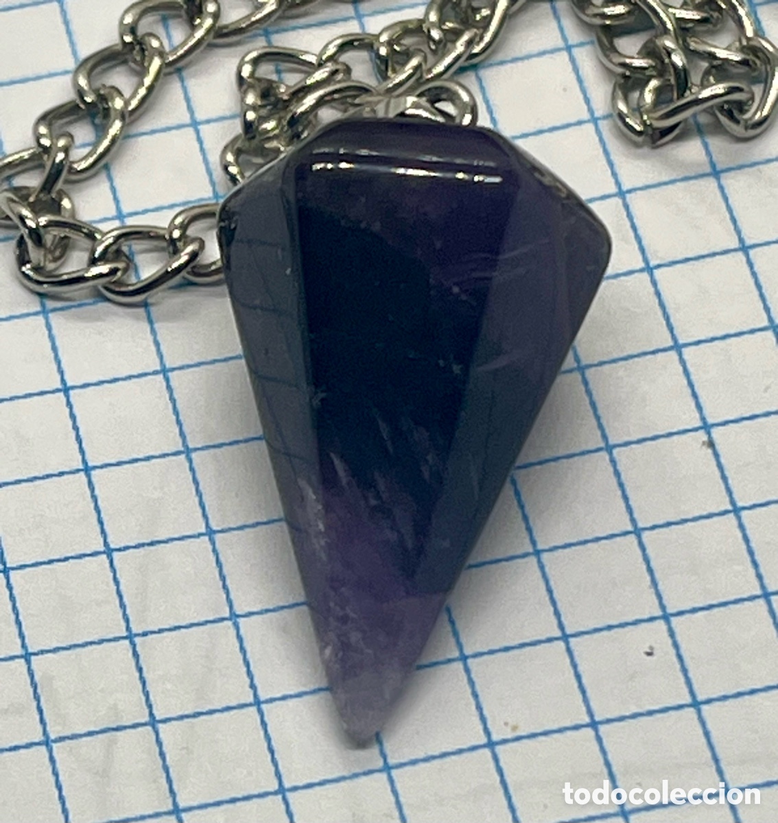 Joyeria: COLGANTE P&Eacute;NDULO DE PIEDRA AZUL NATURAL - Foto 2