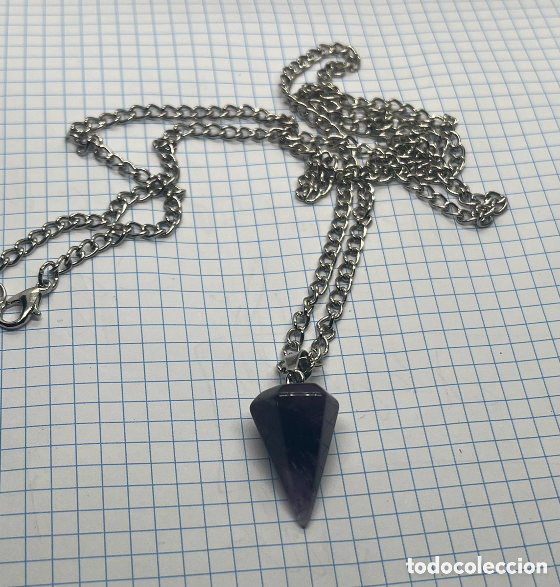 Joyeria: COLGANTE P&Eacute;NDULO DE PIEDRA AZUL NATURAL - Foto 1