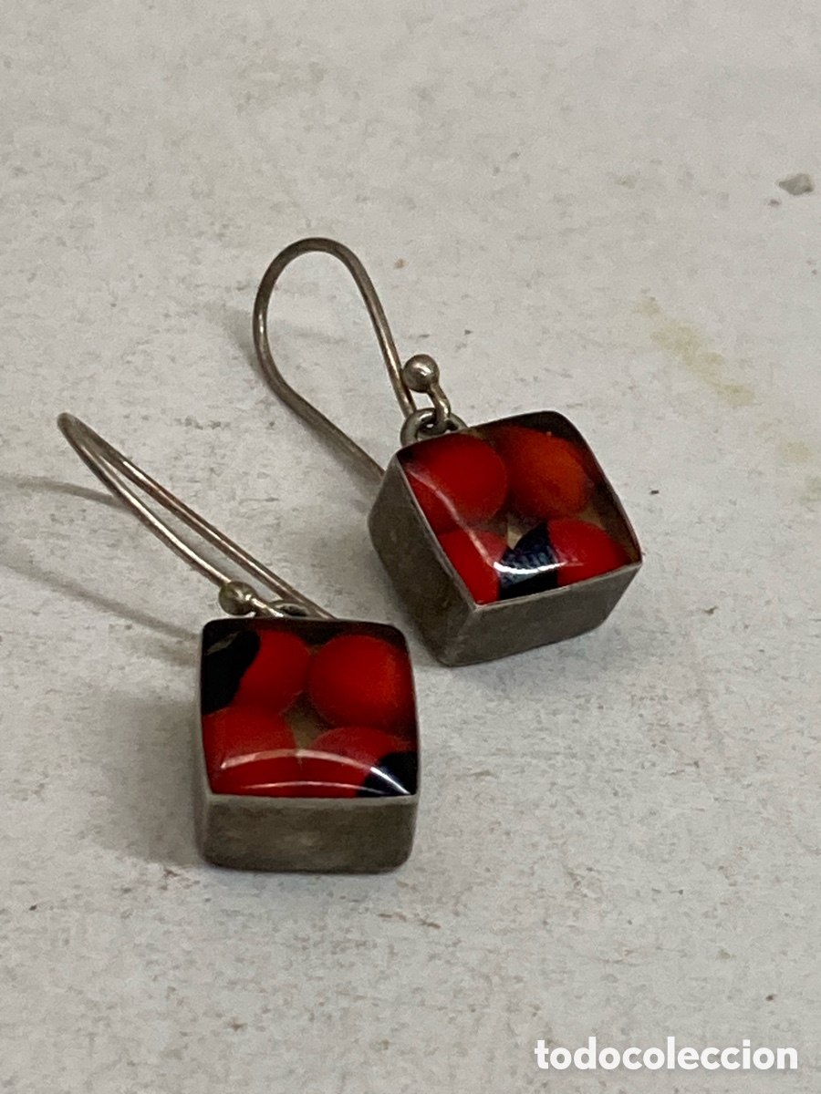 Joyeria: Pendientes de plata resina P532 - Foto 2