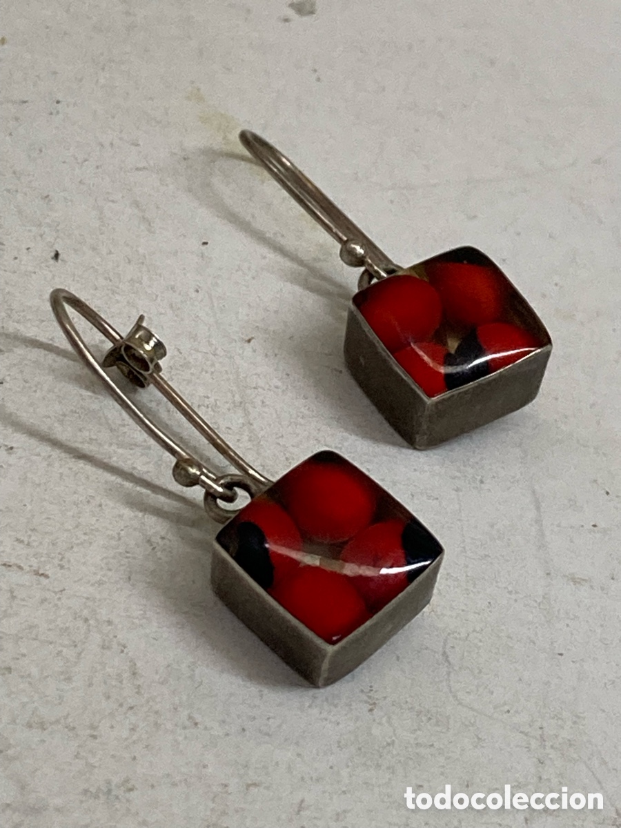 Joyeria: Pendientes de plata resina P532 - Foto 1
