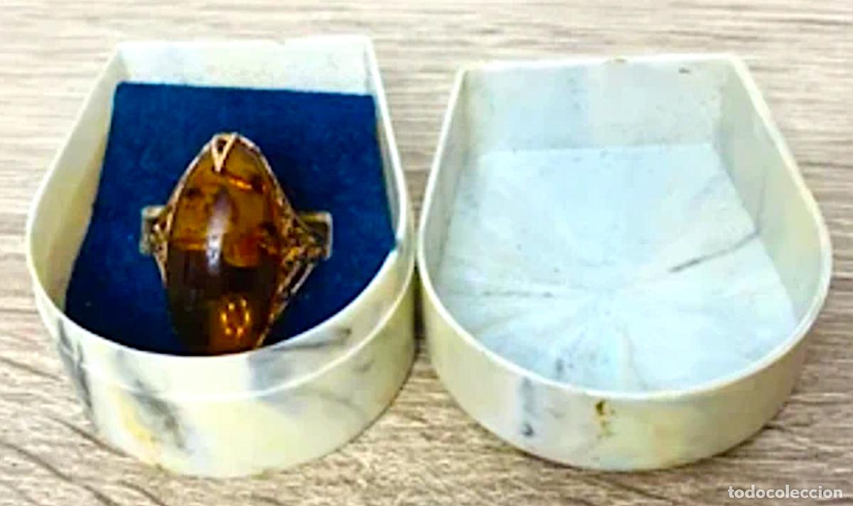 Joyeria: Anillo Oro 14k &Aacute;mbar Aut&eacute;ntico 585