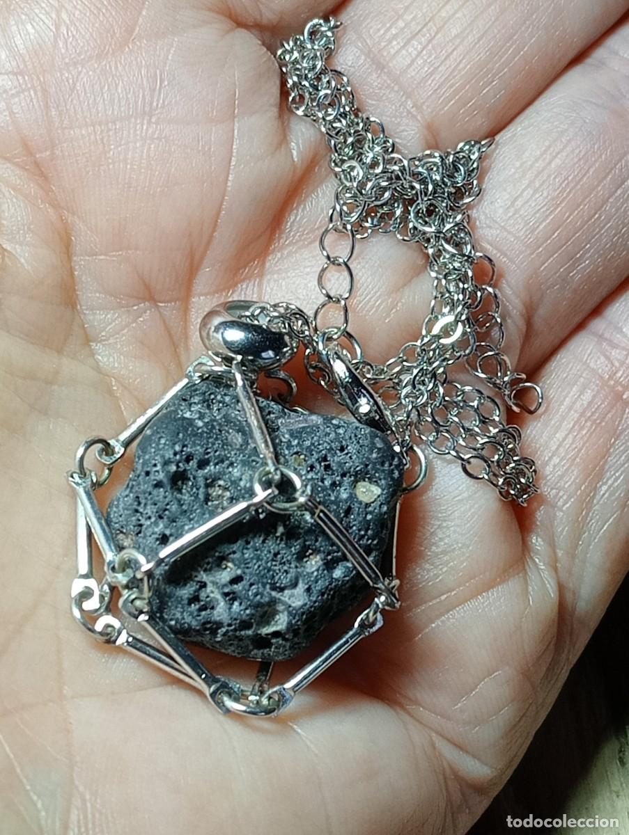 Joyeria: VALIOSO COLGANTE DE METEORITO CONDRITA (SIN USAR) - Foto 4