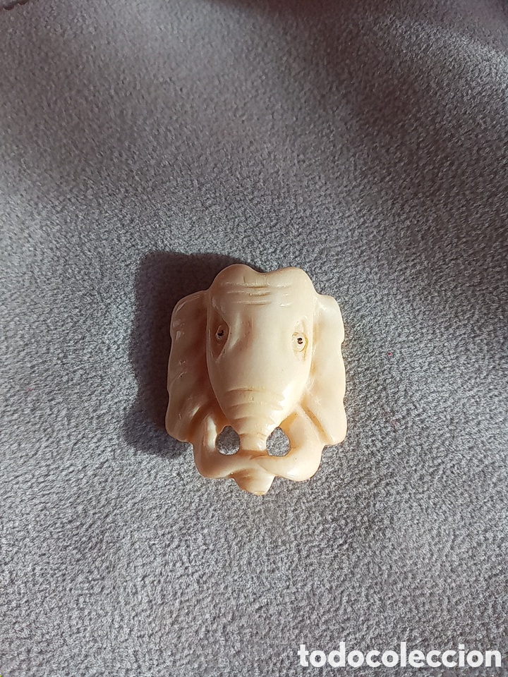 Joyeria: CABEZA DE ELEFANTE DE HUESO
