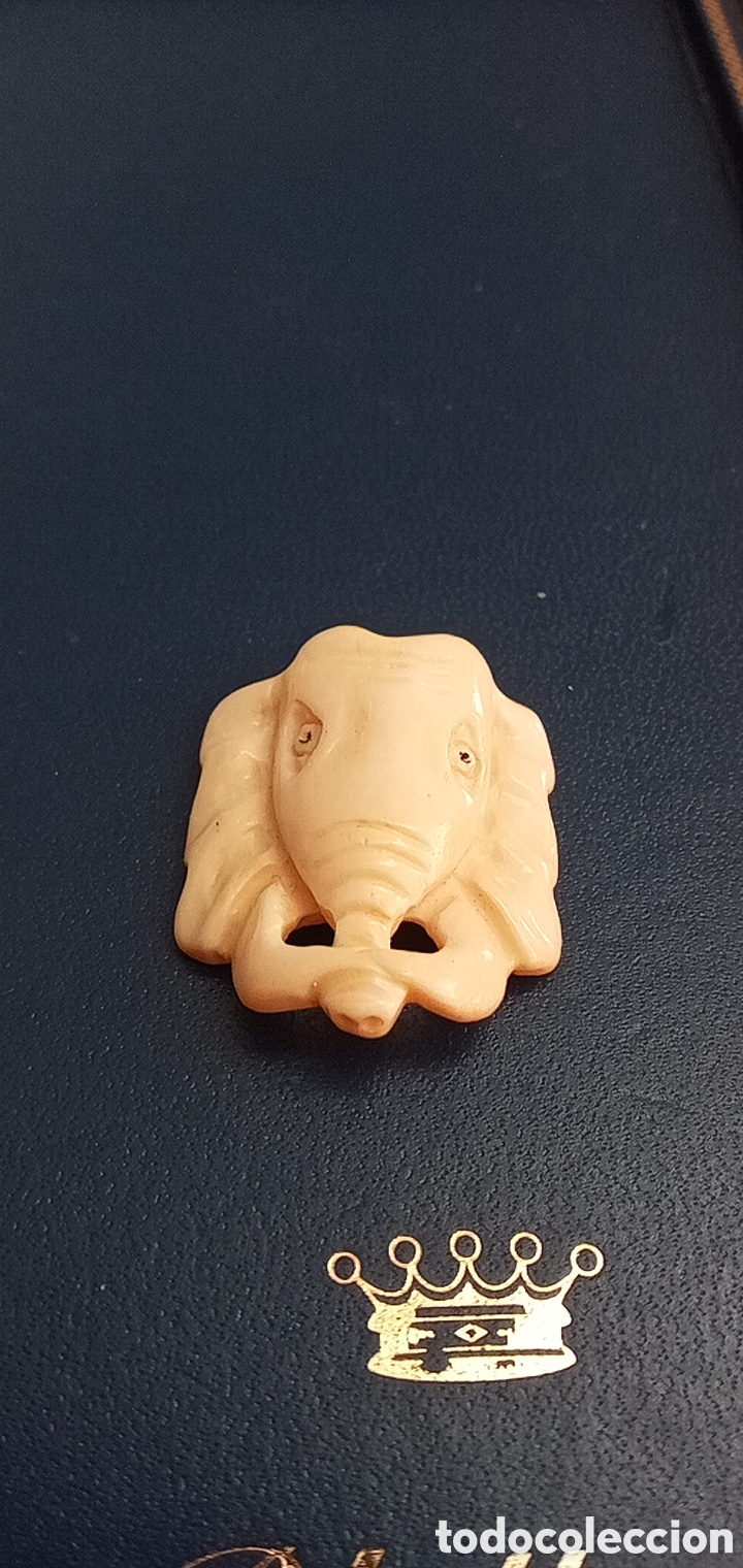 Joyeria: CABEZA DE ELEFANTE DE HUESO - Foto 2