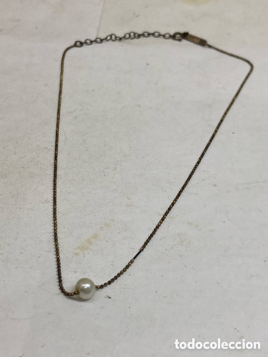 Joyeria: Collar de plata singularu perla CC505
